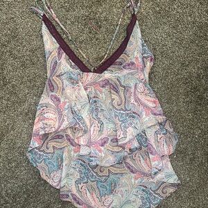 Paisley Print Women's Top